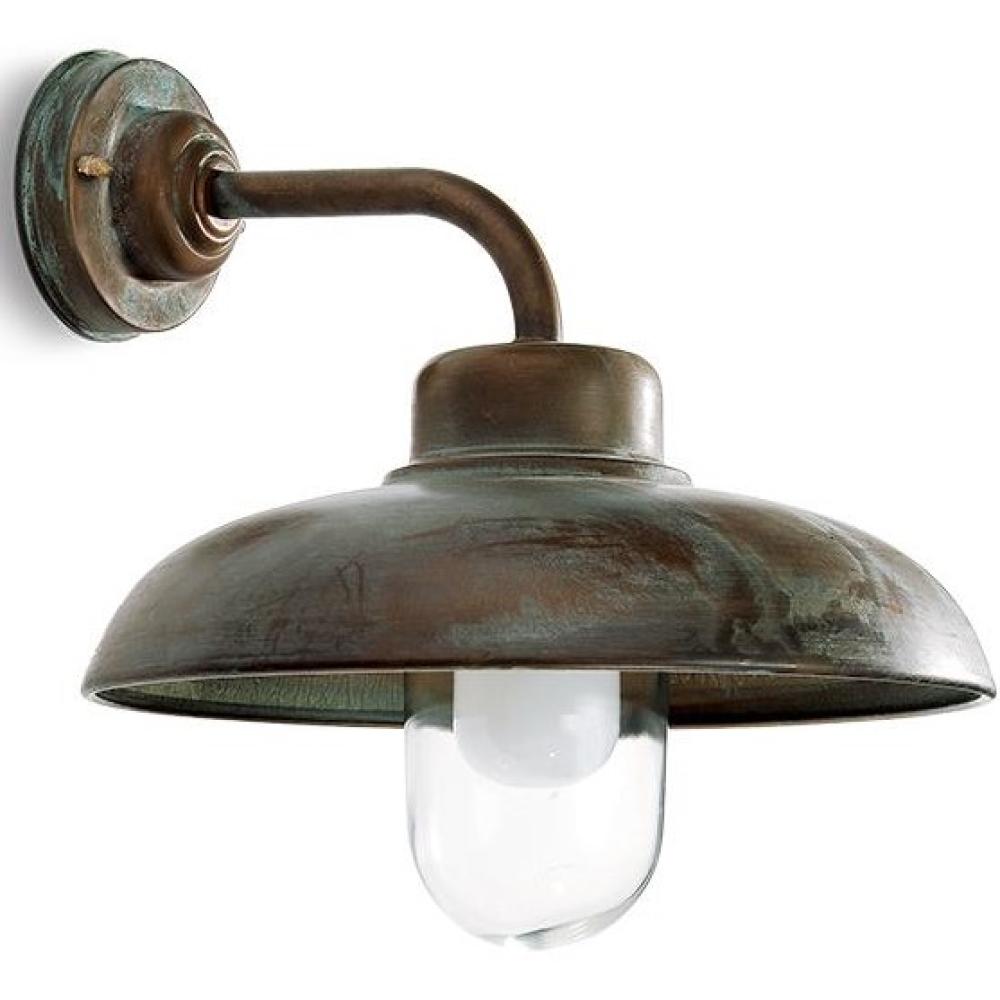 vonkajsie mosadzne lampa nastenna vodotesna patinovana mosadz starobyla balaton chatka antik renovacia vidiecky dom lovecky dom vinaren vinic pivnica osvetlenie vonkajsie na stenu moretti luce 1335.t.ar.jpg